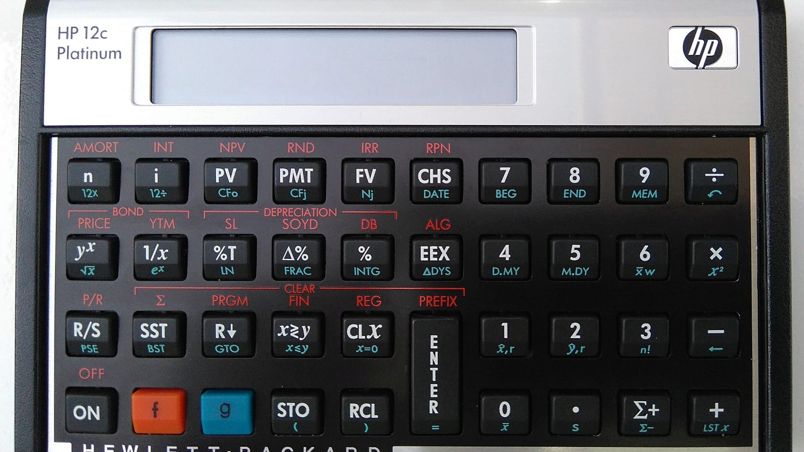 HP 12c Platinum financial calculator